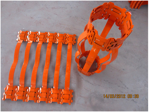 专业生产固井工具 铰链式双弓弹性套管扶正器